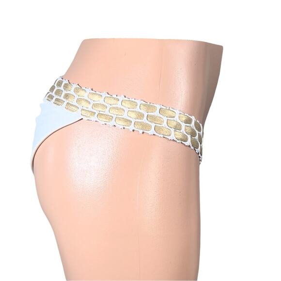 BS06 BEACH BUNNY Kira Skimpy Bottoms SZ XL $110 - Picture 10 of 14